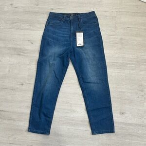 Barbell Apparel Mom Fit Jeans in Dark Indigo sz 29
